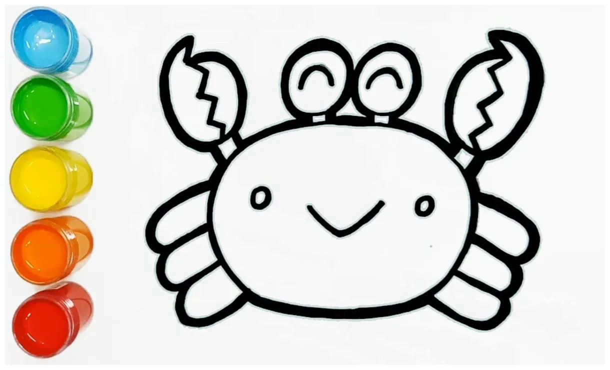 Detail mewarnai gambar kepiting koleksi nomer 51