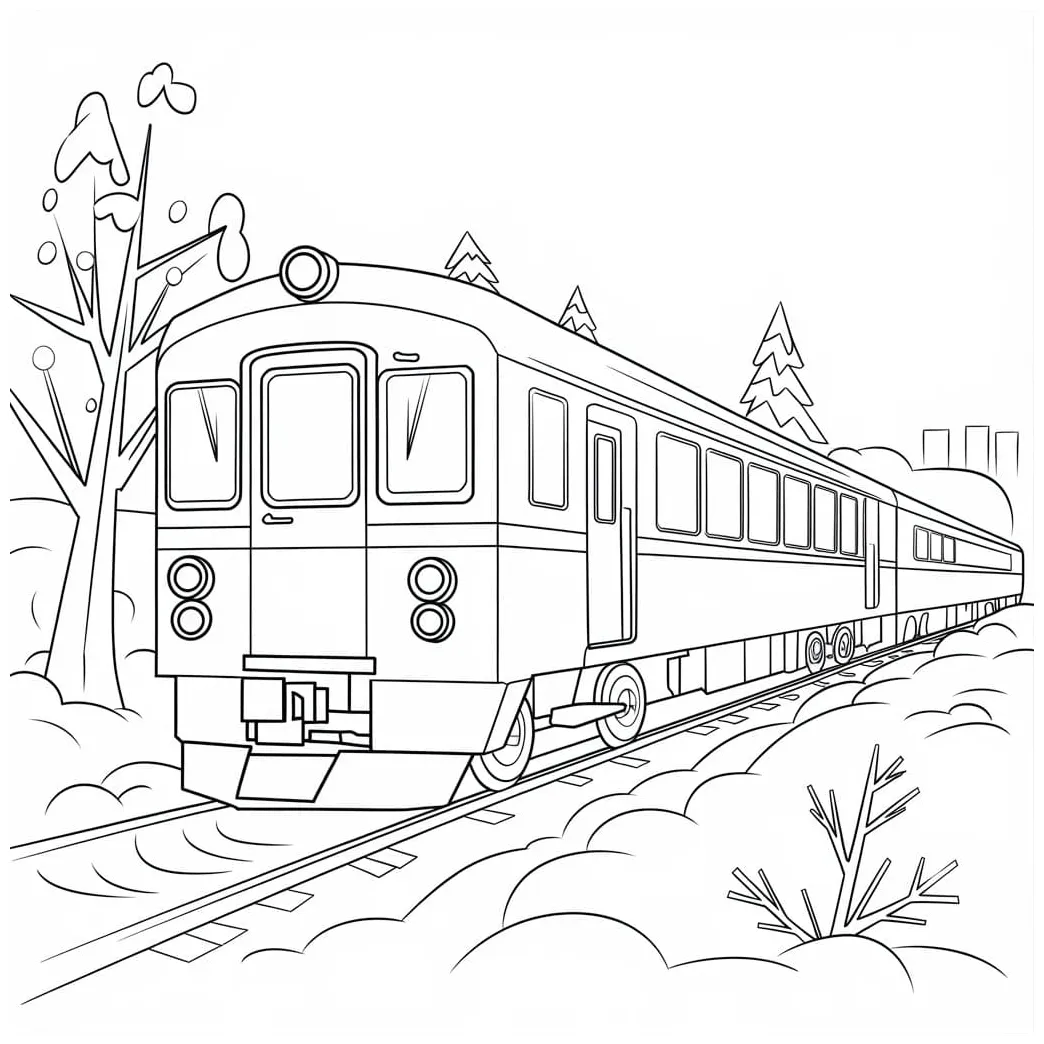 Kereta musim dingin