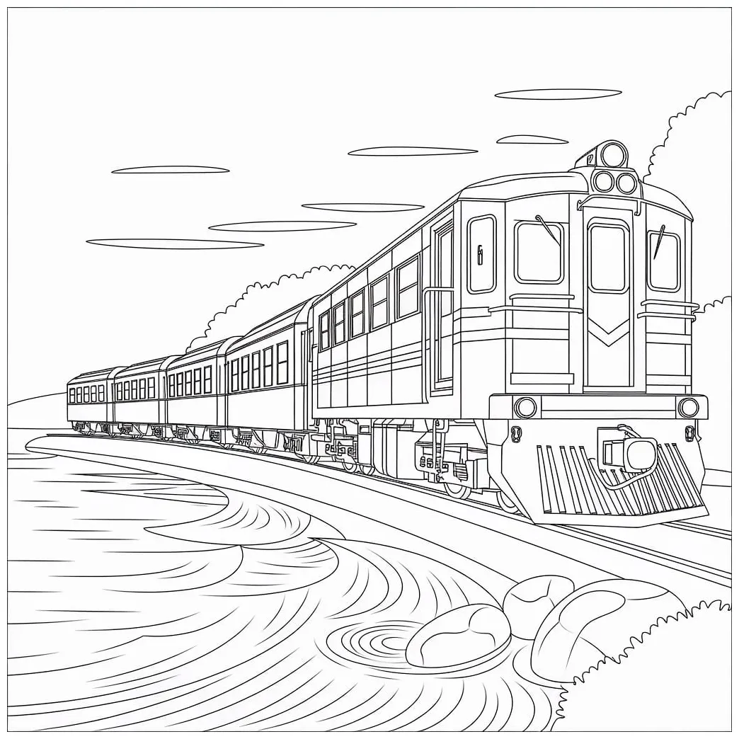 Kereta di sebelah sungai