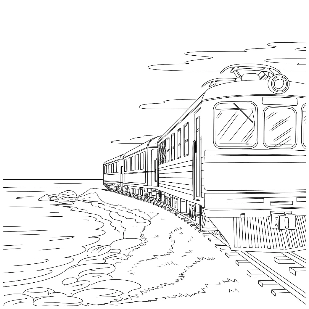 Kereta api dan air