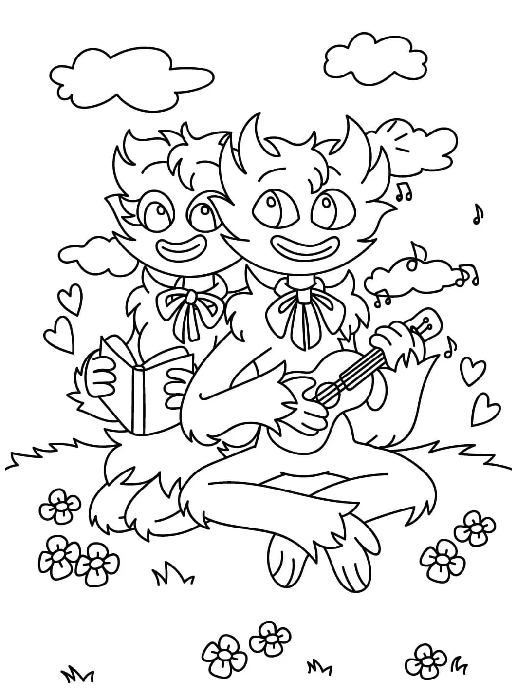 Huggy wuggy, kissy missy