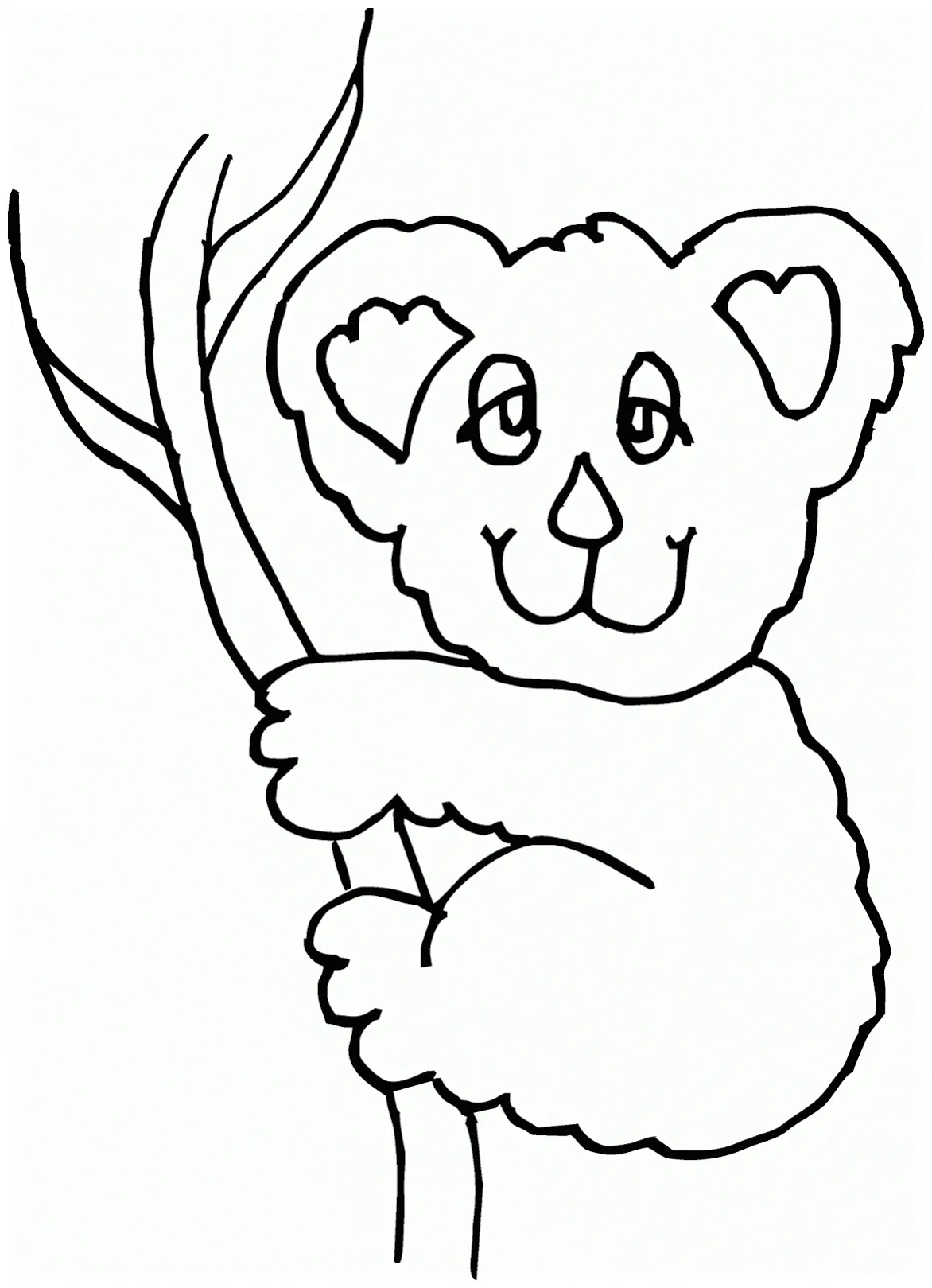 Mewarnai gambar koala mewarnai gambar
