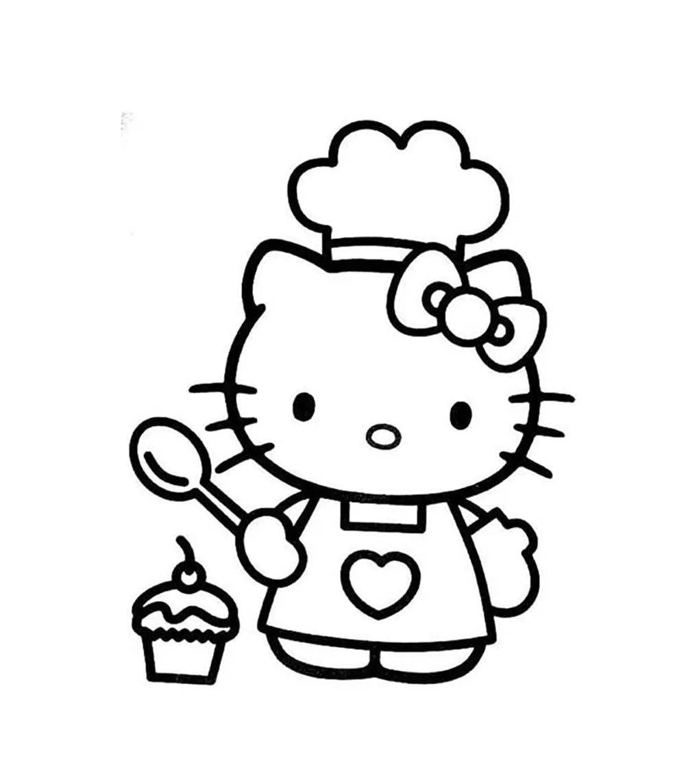 Hello kitty adalah seorang koki