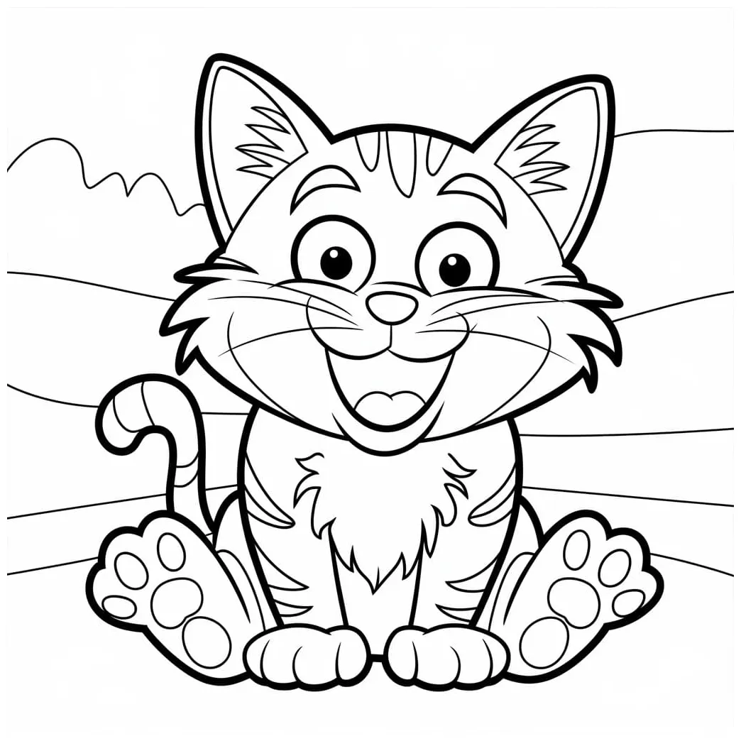 Kucing sangat senang