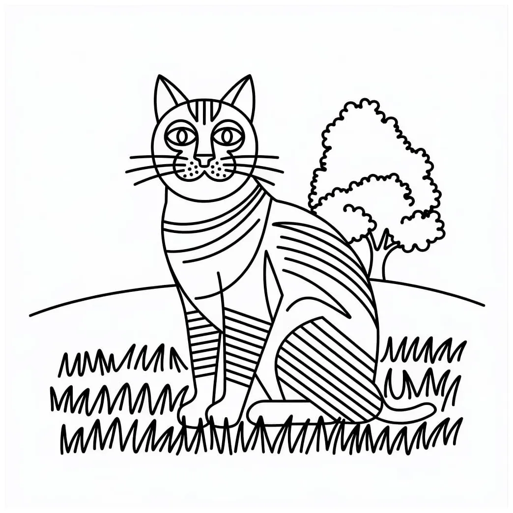 Kucing di halaman