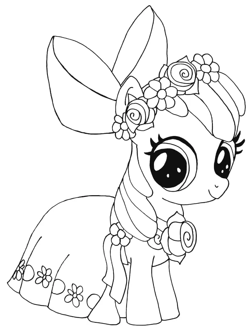 Kuda poni apple bloom