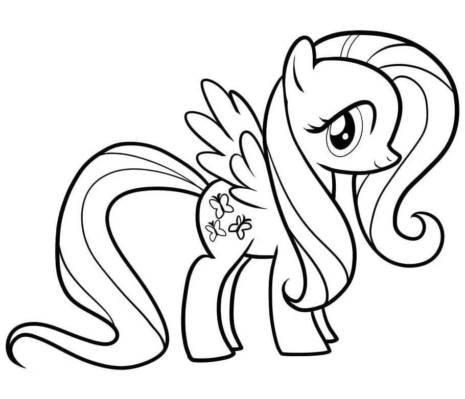Kuda poni fluttershy lucu