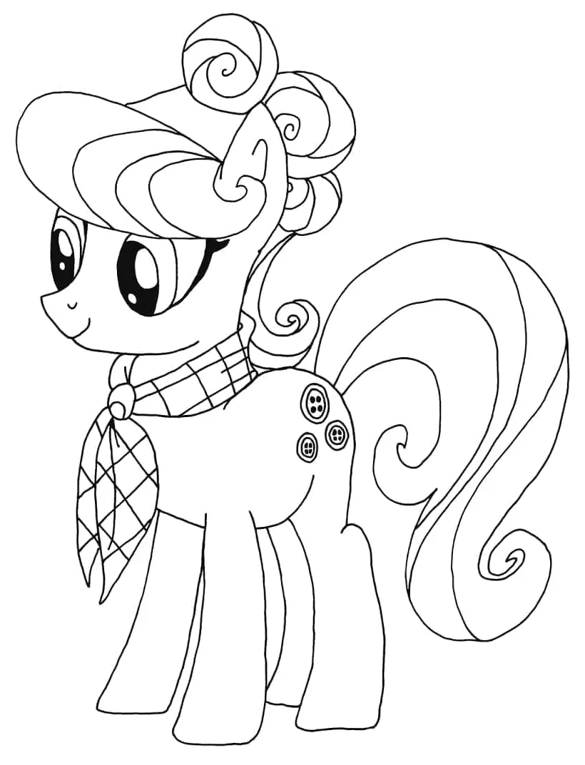 Suri polomare dari kuda poni