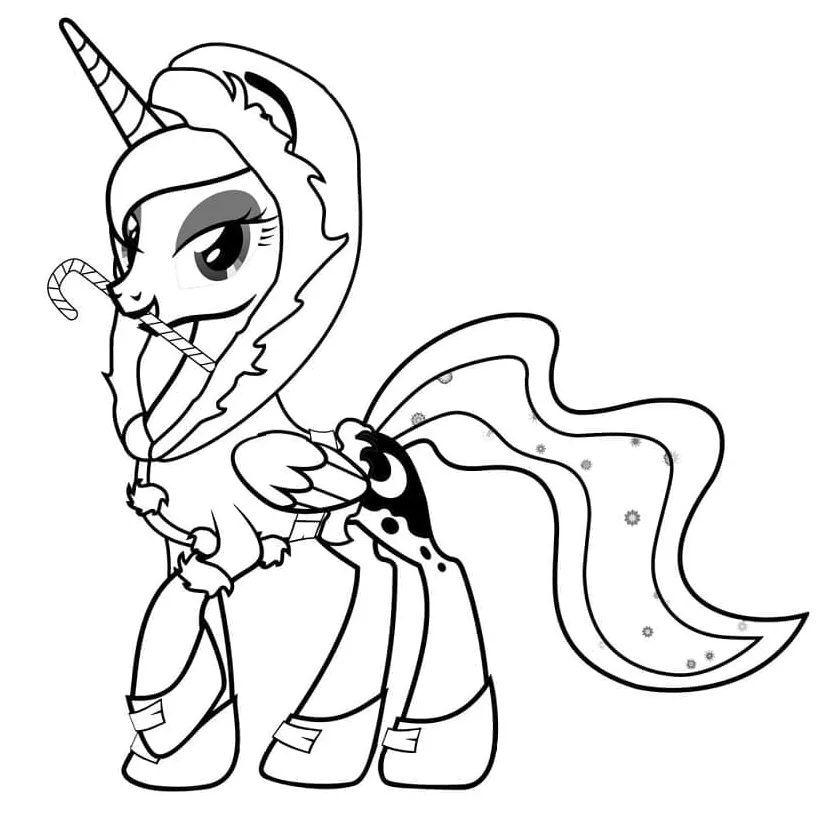 Kuda poni luna