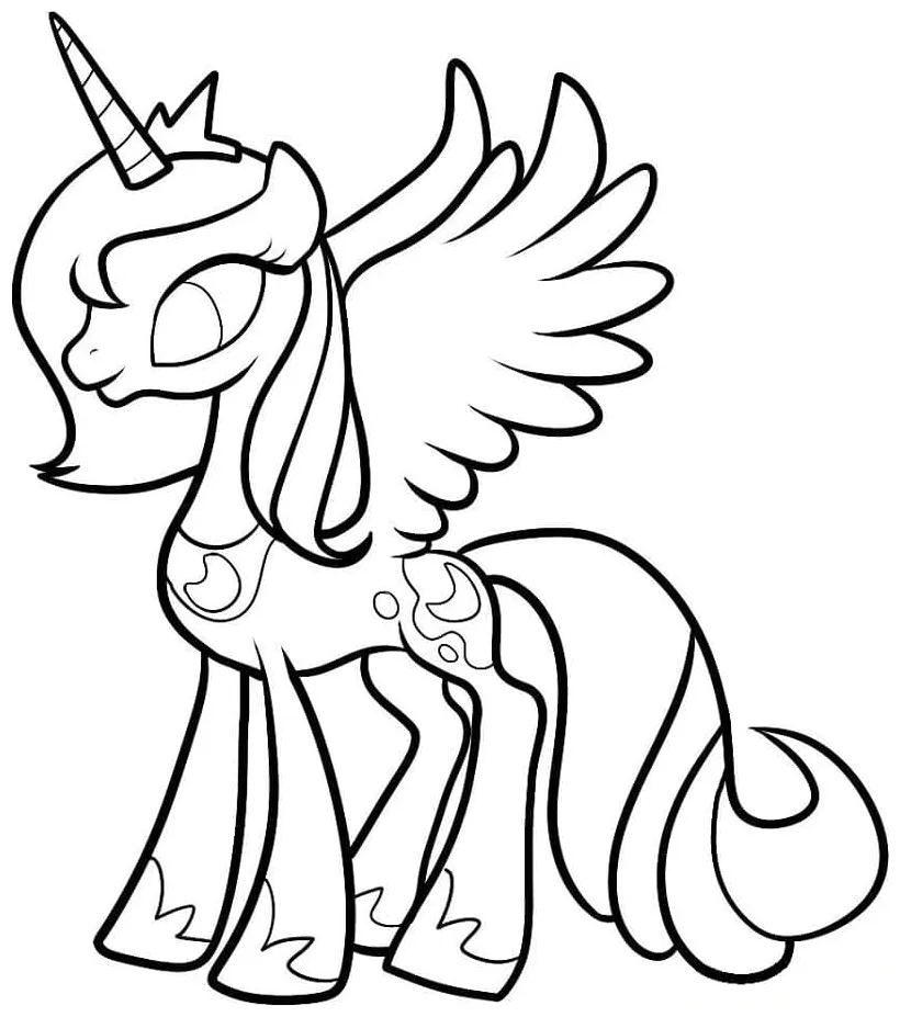 Kuda poni putri luna