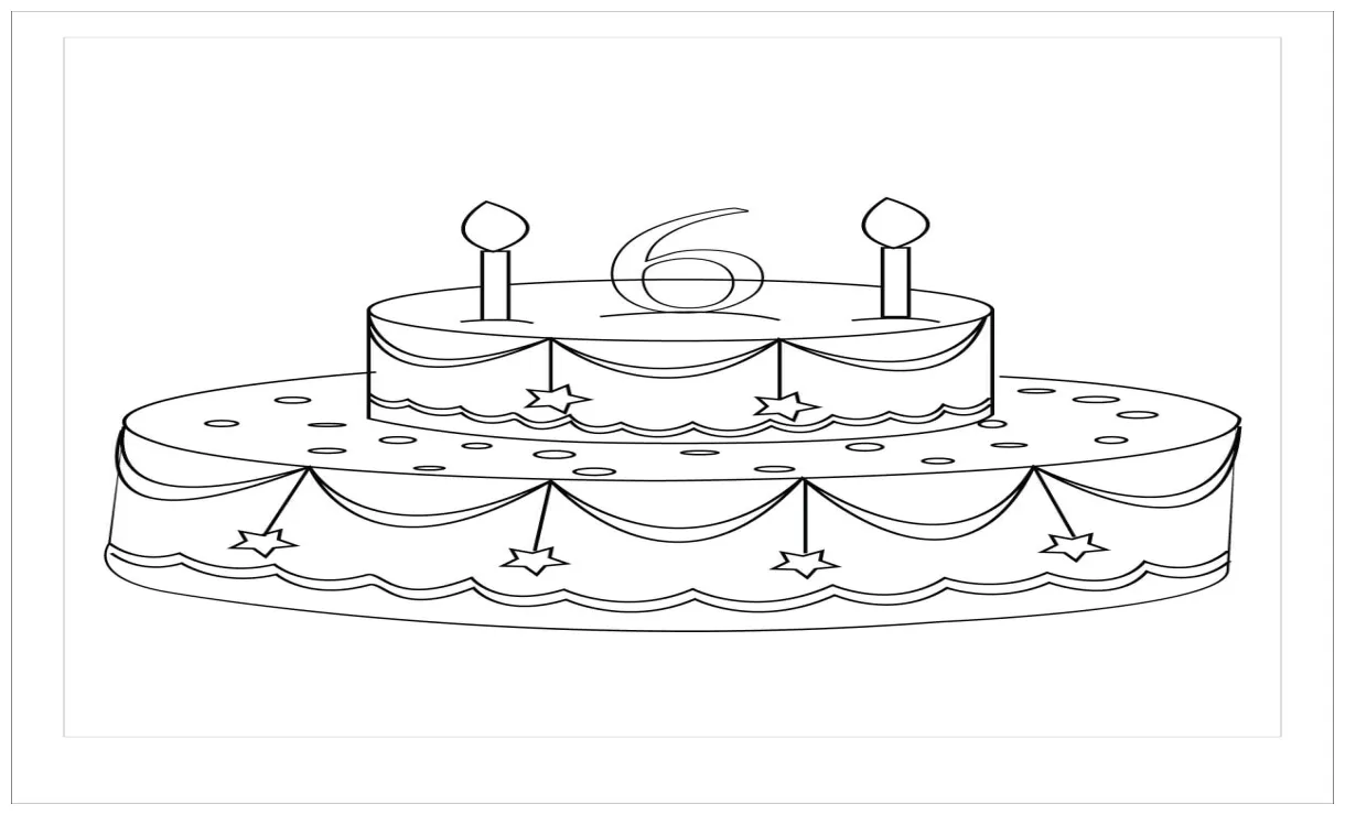 Kue Ulang Tahun ke-6