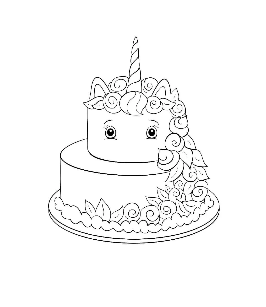 Kue unicorn dasar