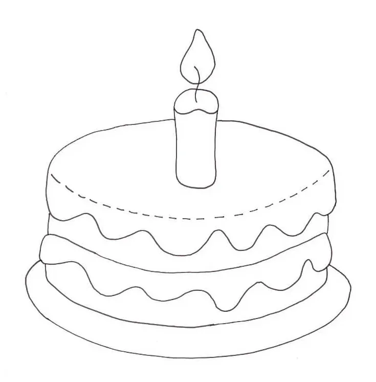 Lilin di kue