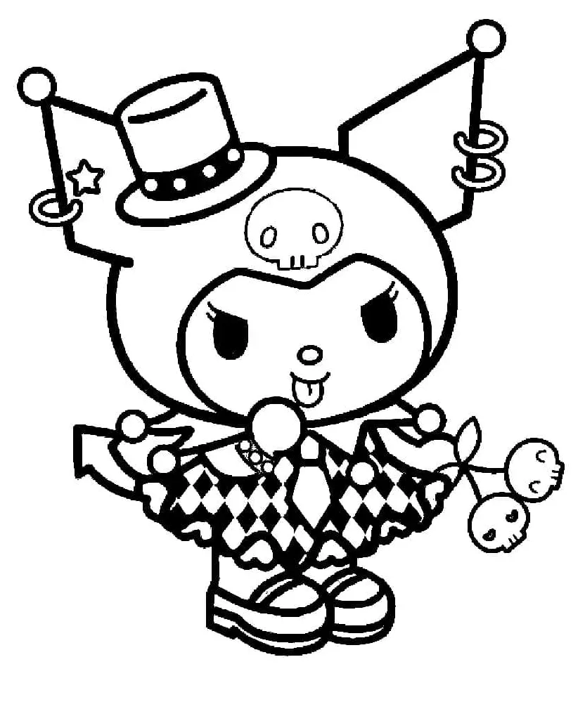 Kuromi lucu yang dapat dicetak