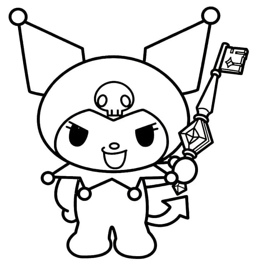 Kuromi dengan kunci