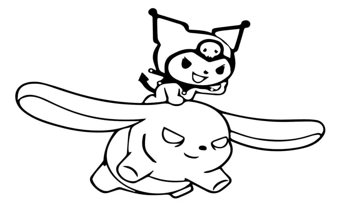 Kuromi terbang