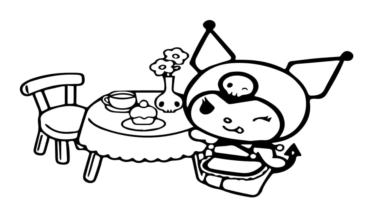 Kuromi di rumah