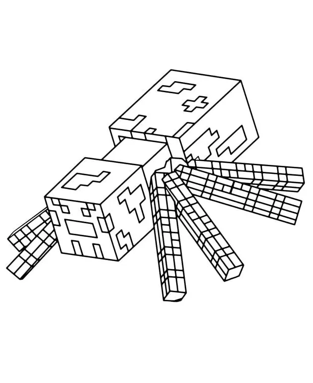 Laba-laba minecraft
