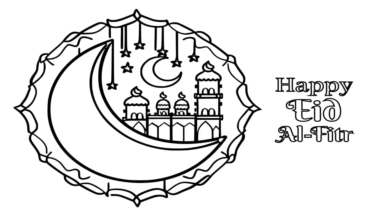 Selamat idulfitri yang dapat dicetak gratis
