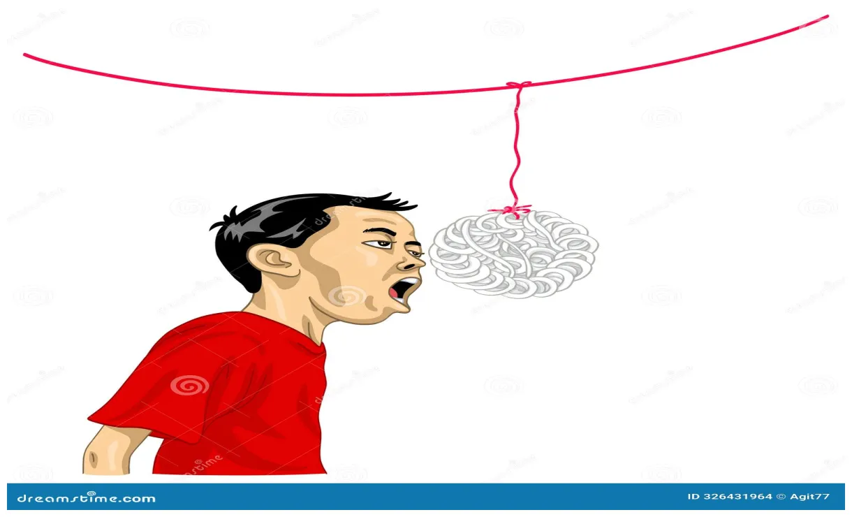 Lomba makan kerupuk krupuk cracker eating competition indonesian
