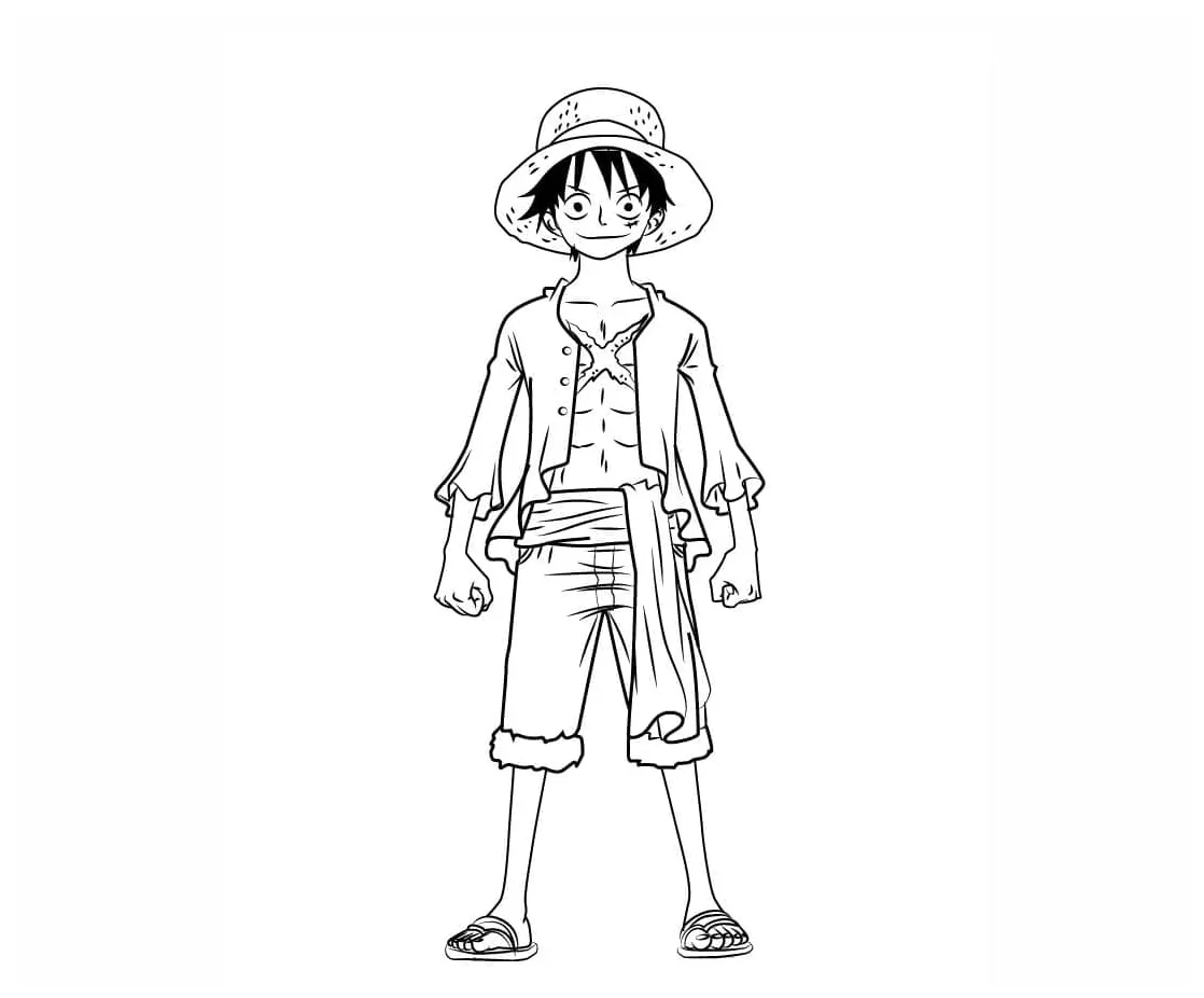 Luffy senang