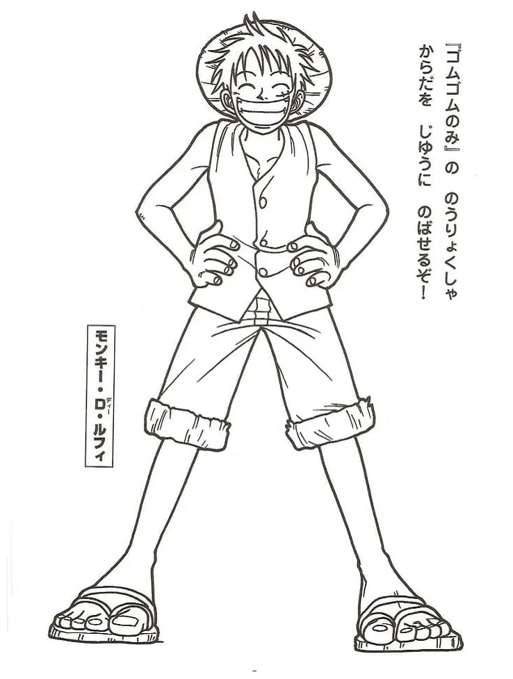 Luffy sangat senang