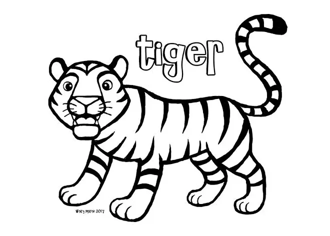 Mewarnai gambar macan 55+ koleksi gambar