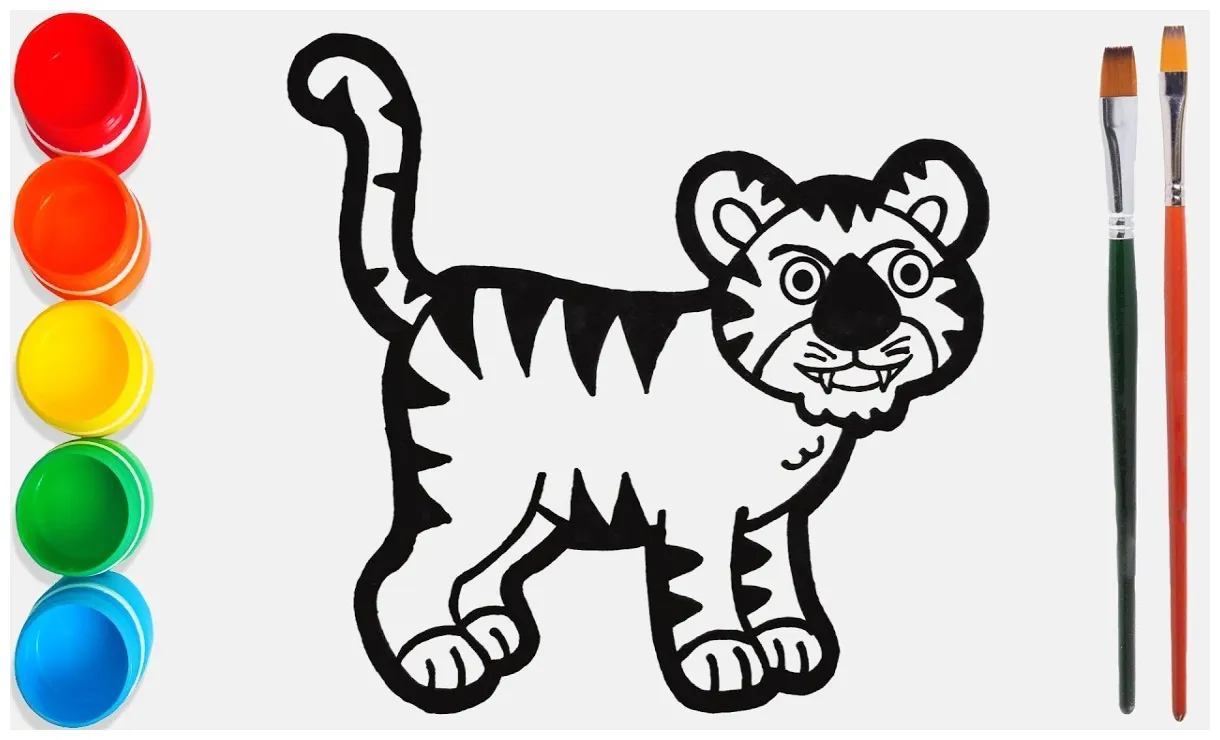 Mewarnai gambar macan 55+ koleksi gambar