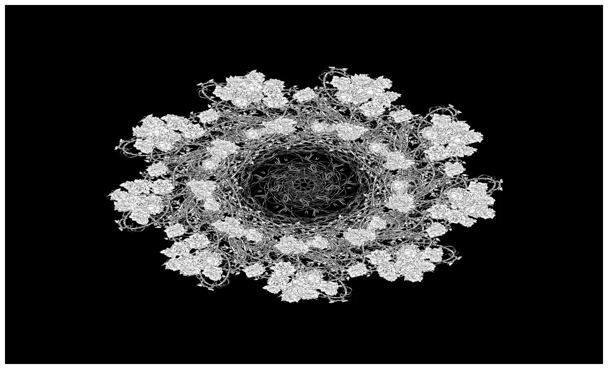 Mandala halaman mewarnai garis gambar gratis di pixabay pixabay