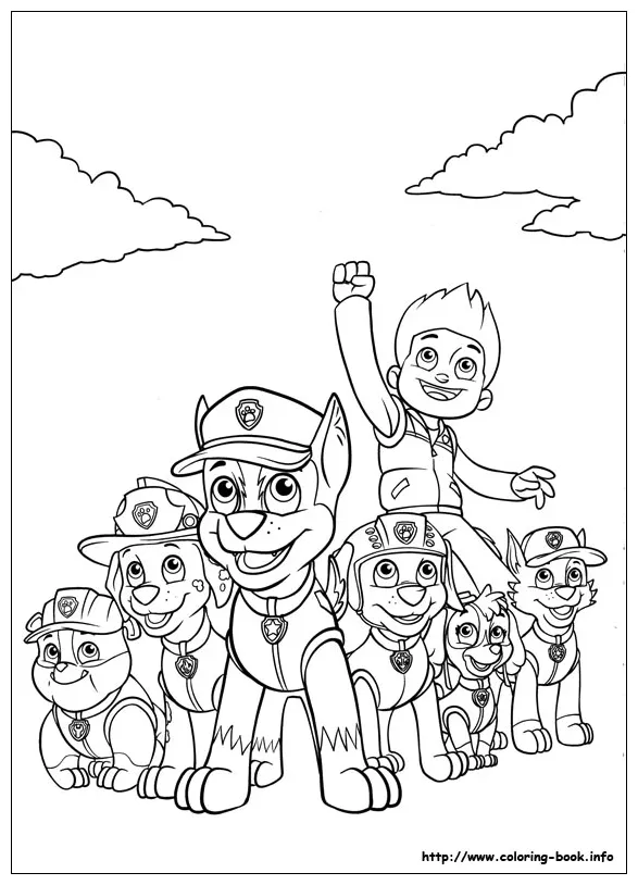 Dasar semua karakter paw patrol