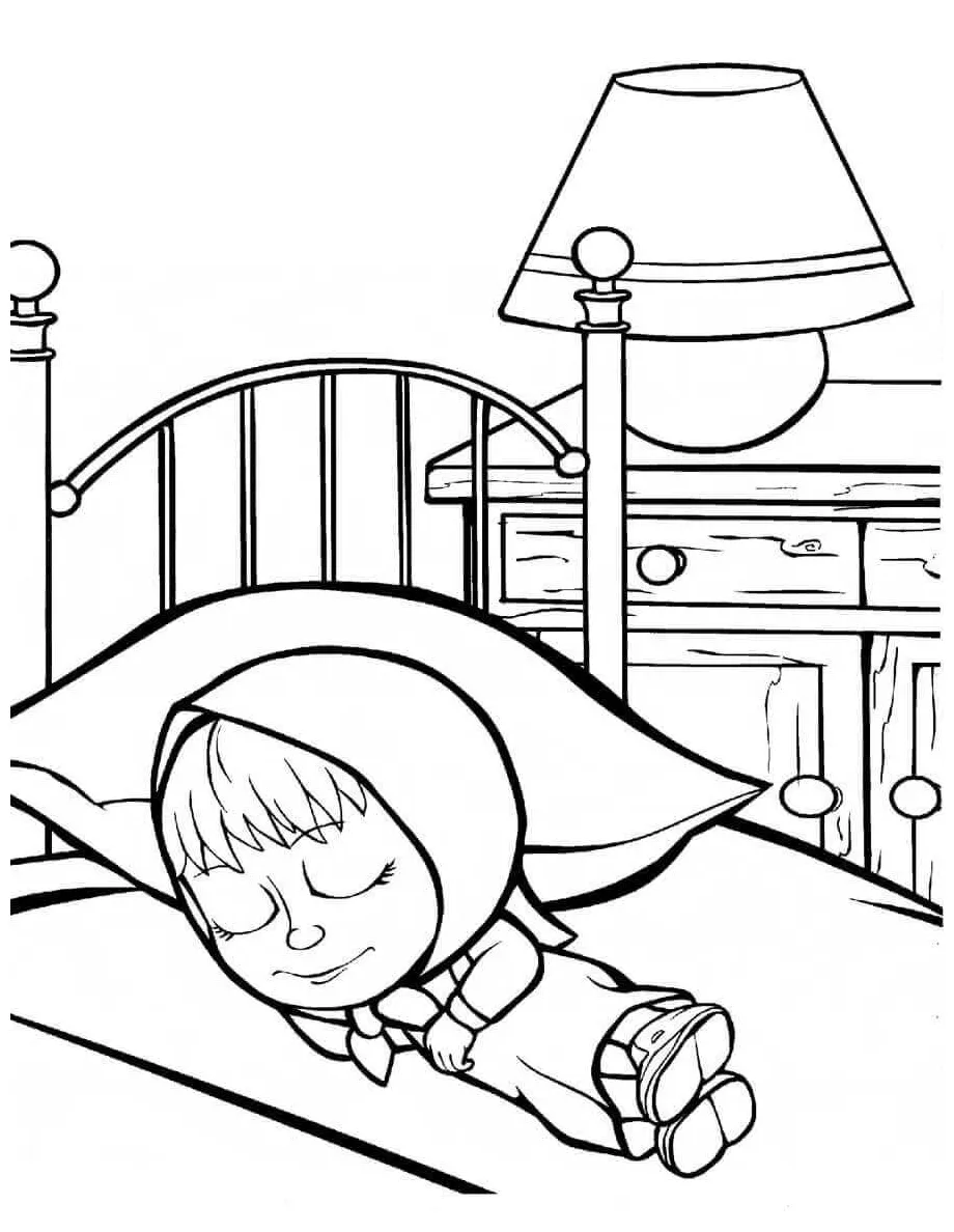 Masha tidur