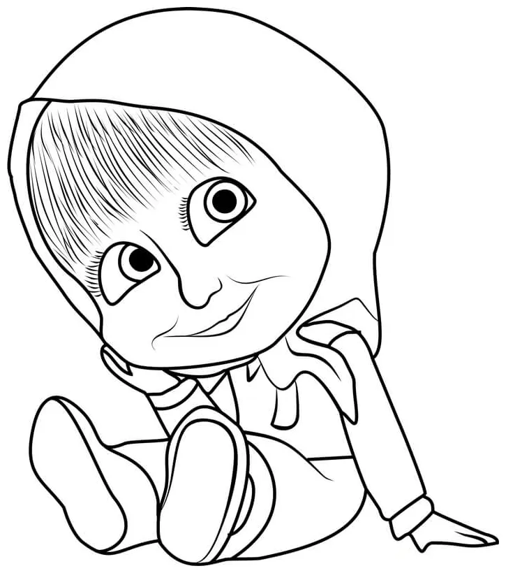 Baby Masha Tersenyum