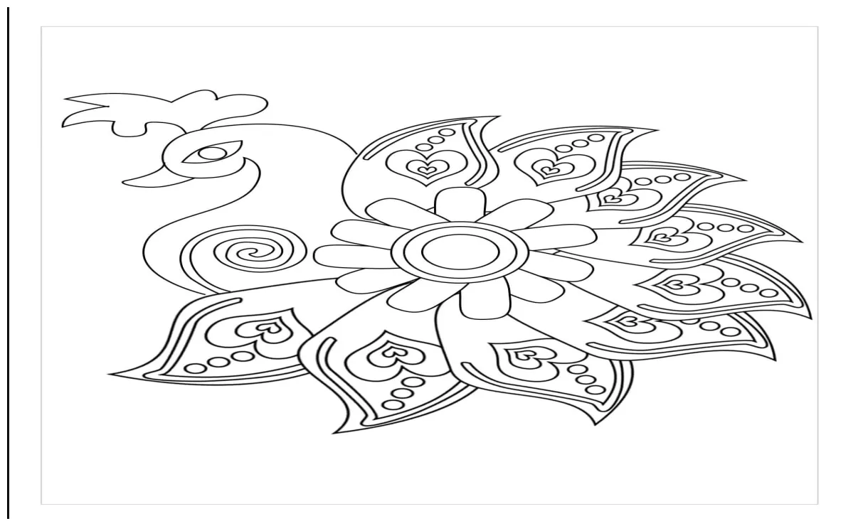 Merak rangoli