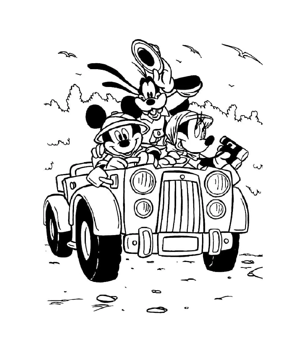 Disney mickey mouse dan teman-temannya