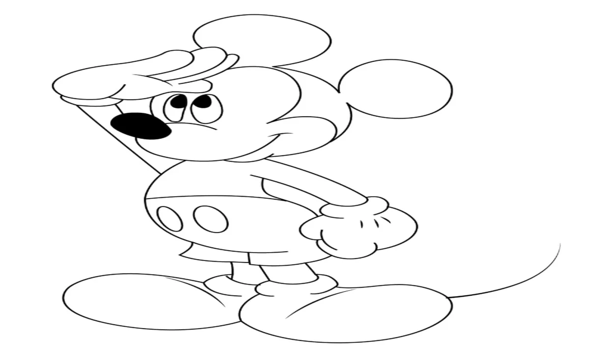 Mickey mouse yang lucu
