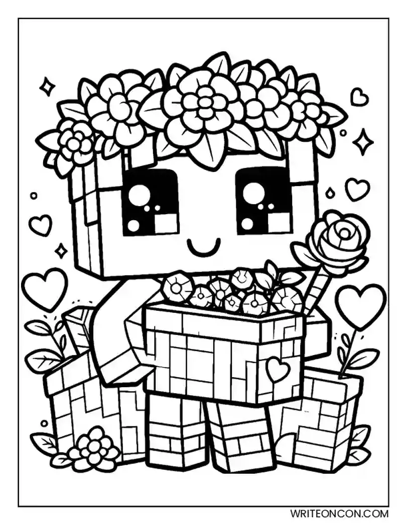9 dapat dicetak gratis minecraft mewarnai gambar, seprai dan halaman
