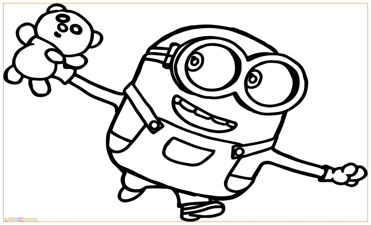 √mewarnai gambar minion untuk tk, paud, sd marimewarnai