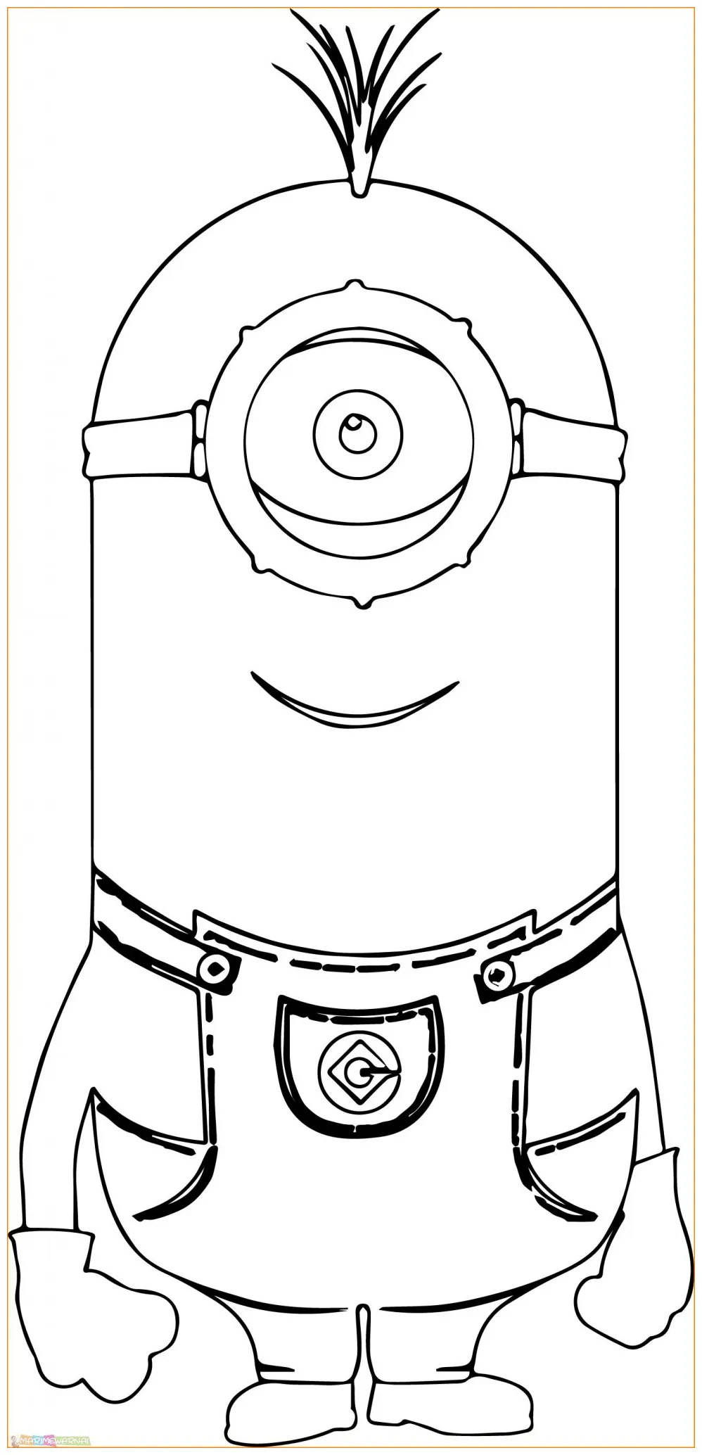 √mewarnai gambar minion untuk tk, paud, sd marimewarnai