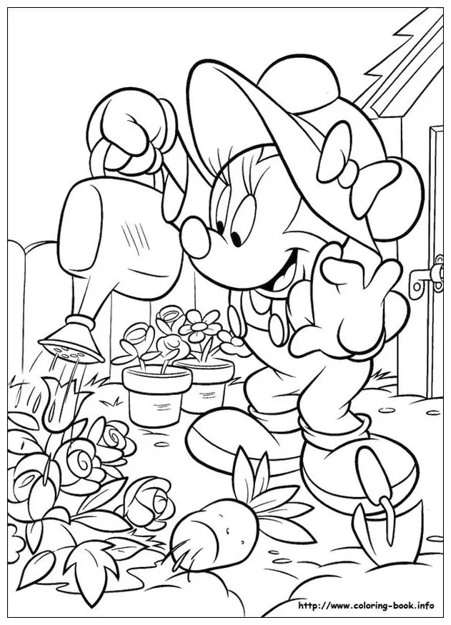 Mewarnai gambar minnie mouse 48+ koleksi gambar