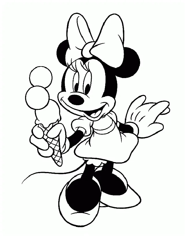 Mewarnai gambar minnie mouse 48+ koleksi gambar