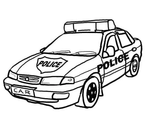Mobil polisi yang bagus
