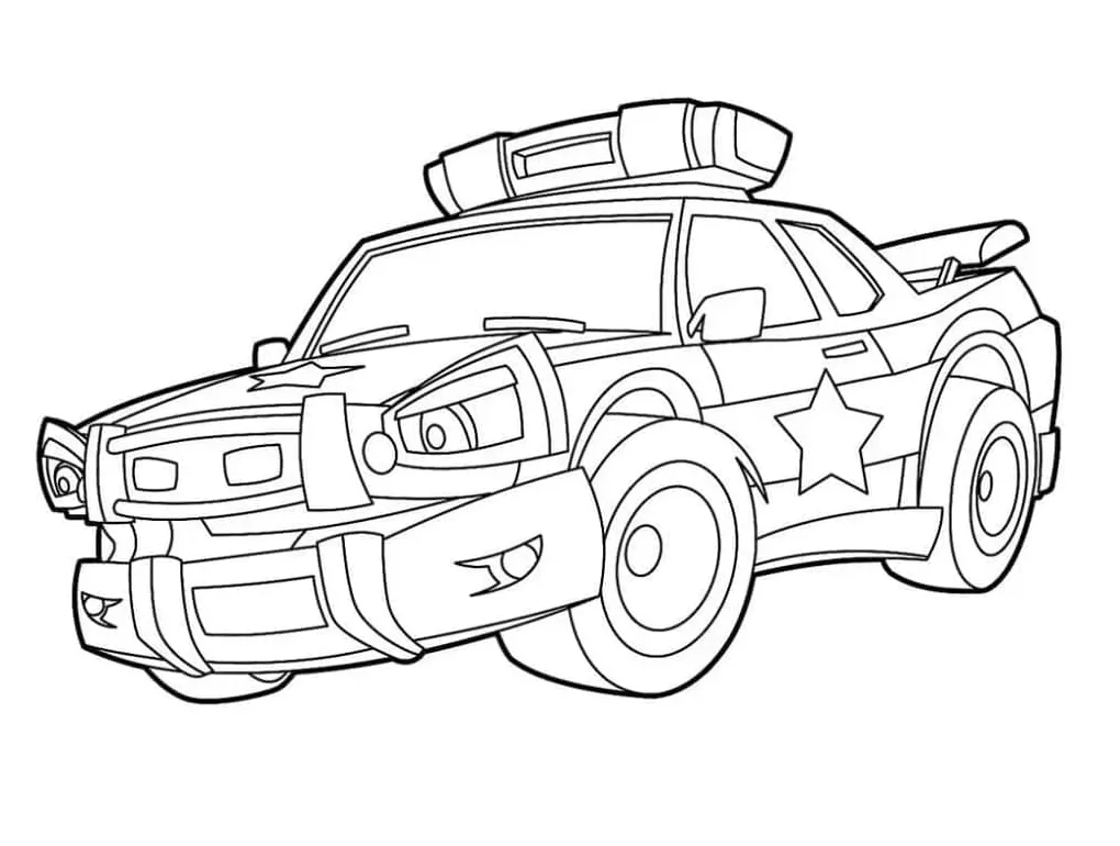Mobil polisi keren