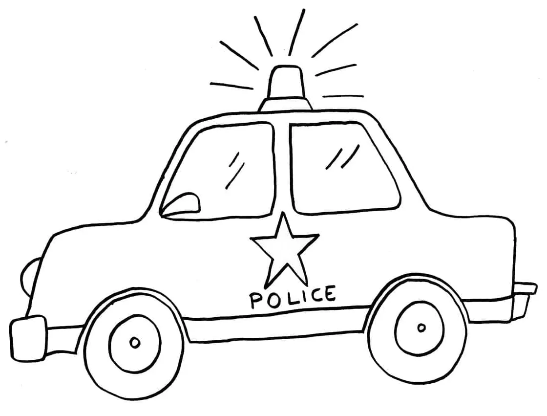 Mobil polisi untuk anak-anak