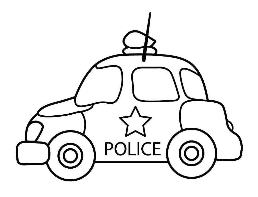 Mobil polisi lucu