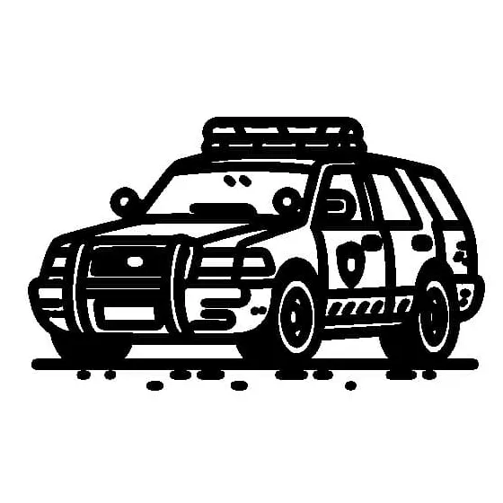 Mobil polisi yang sangat mudah