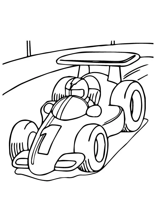 20+ gambar mewarnai mobil untuk anak mudah diwarnai