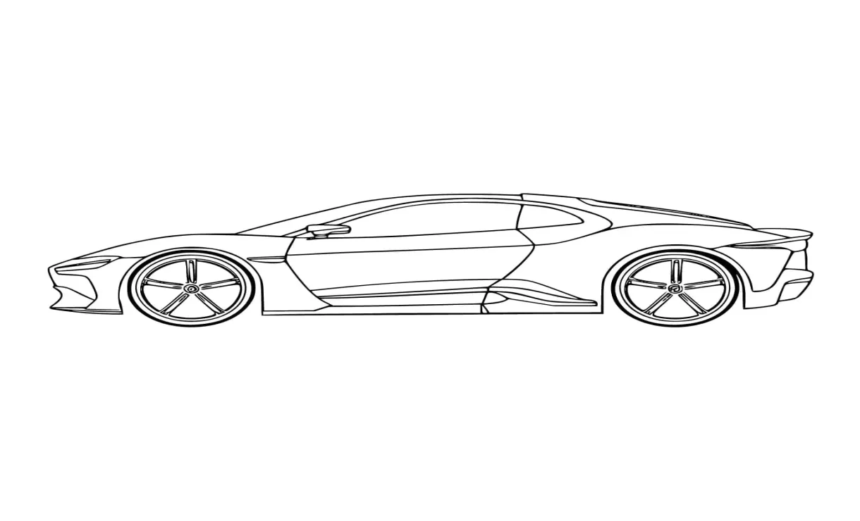 Gambar mobil mudah