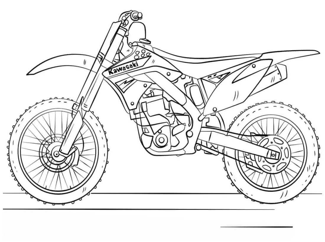 Sepeda motorcross kawasaki