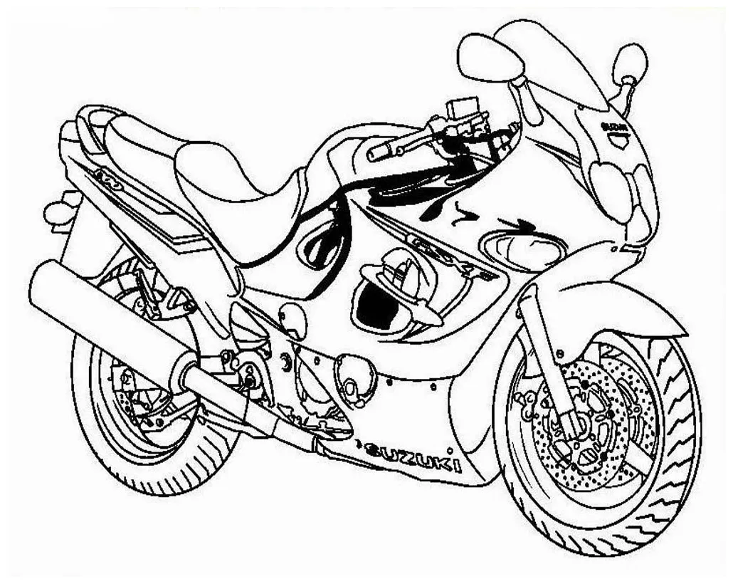 Mewarnai gambar aneka gambar mewarnai gambar mewarnai sepeda motor