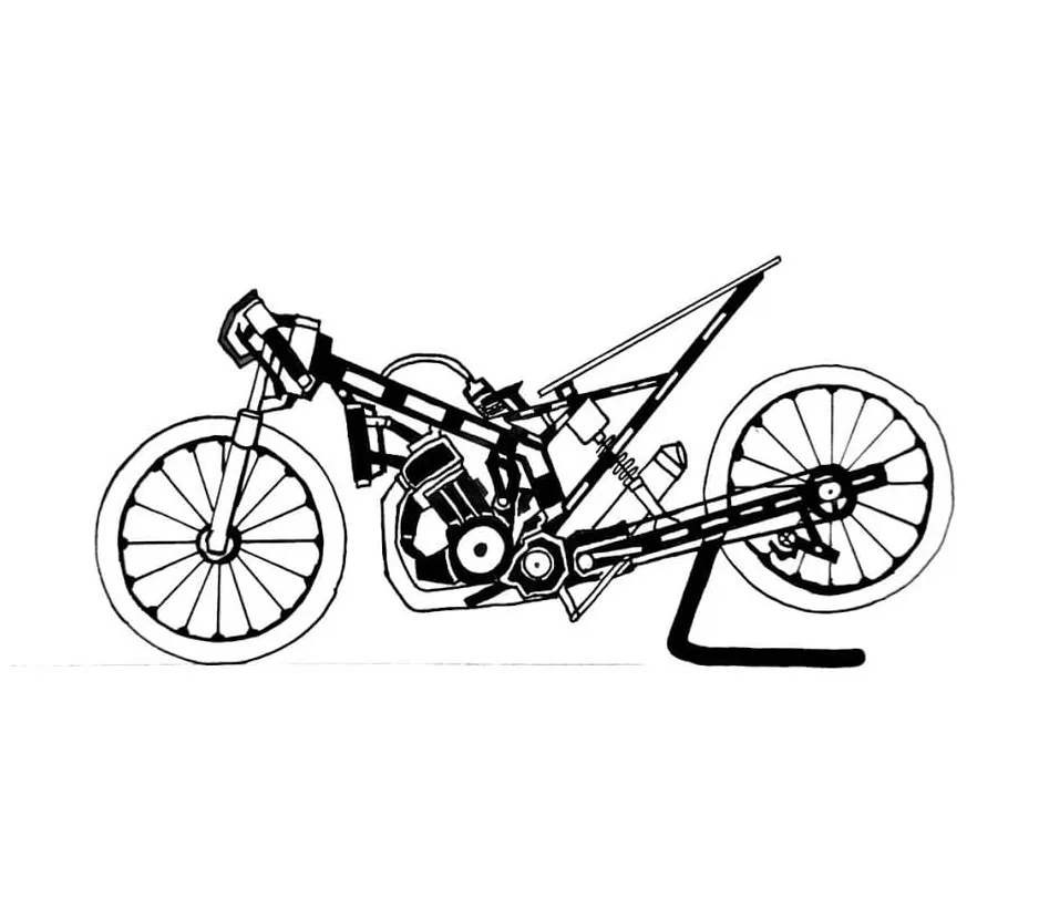 Motor drag sederhana